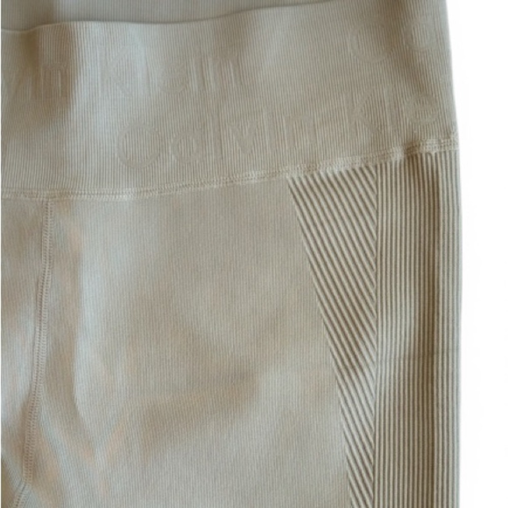 Calvin Klein Performance Taupe Leggings - Picture 3 of 4